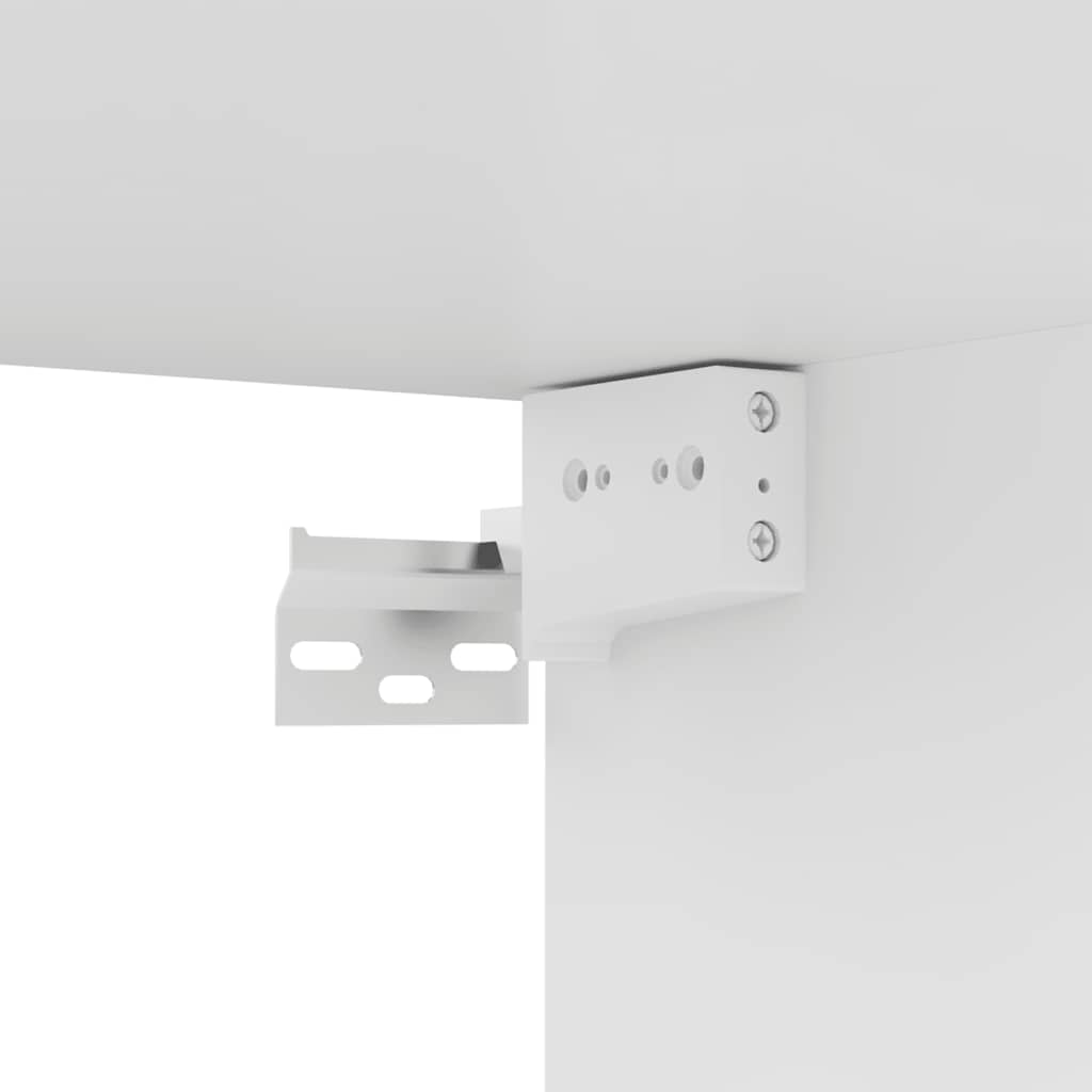 vidaXL 8-tlg. TV-Schrank-Set Weiß Holzwerkstoff