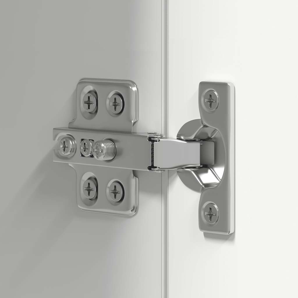 vidaXL 8-tlg. TV-Schrank-Set Weiß Holzwerkstoff