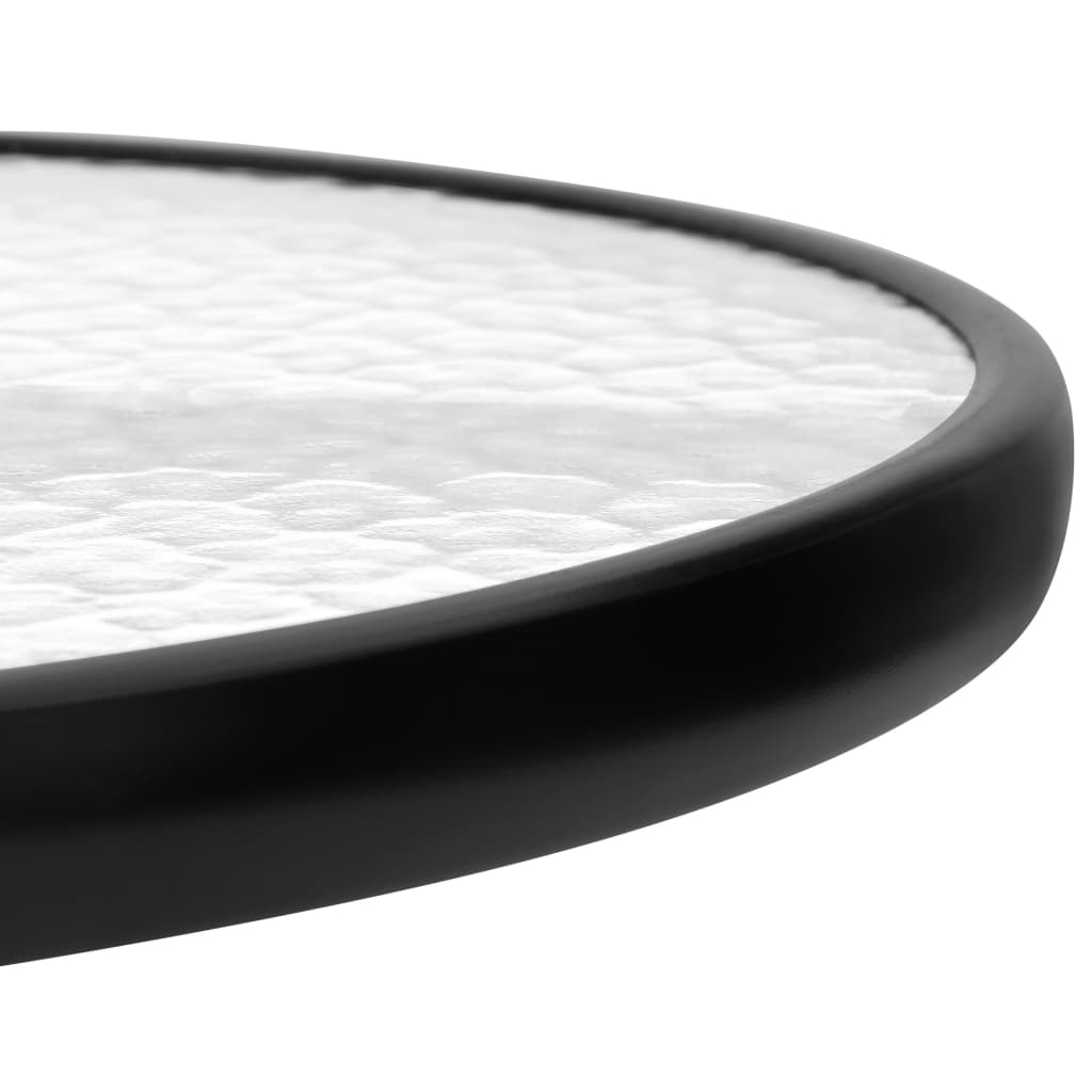 vidaXL 3-tlg. Garten-Essgruppe Schwarz