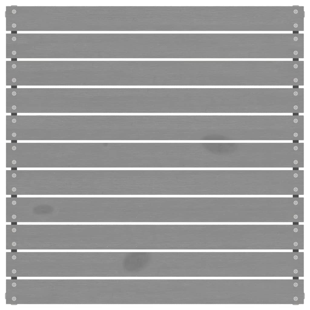 vidaXL 5-tlg. Garten-Lounge-Set Grau Kiefer Massivholz