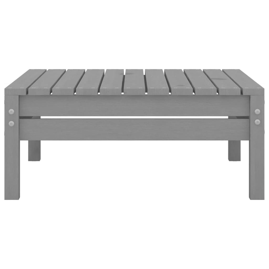 vidaXL 5-tlg. Garten-Lounge-Set Grau Kiefer Massivholz