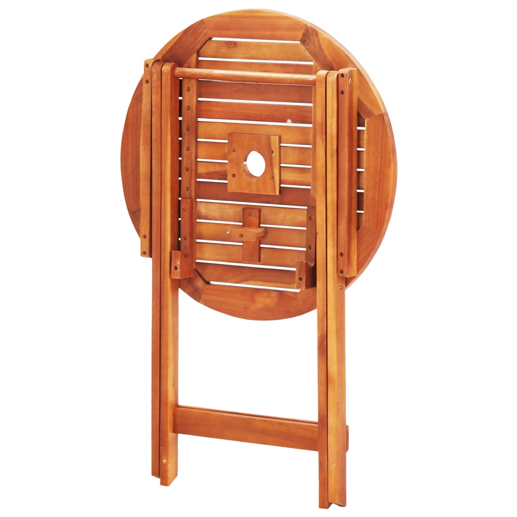 vidaXL 3-tlg. Garten-Essgruppe Klappbar Massivholz Eukalyptus