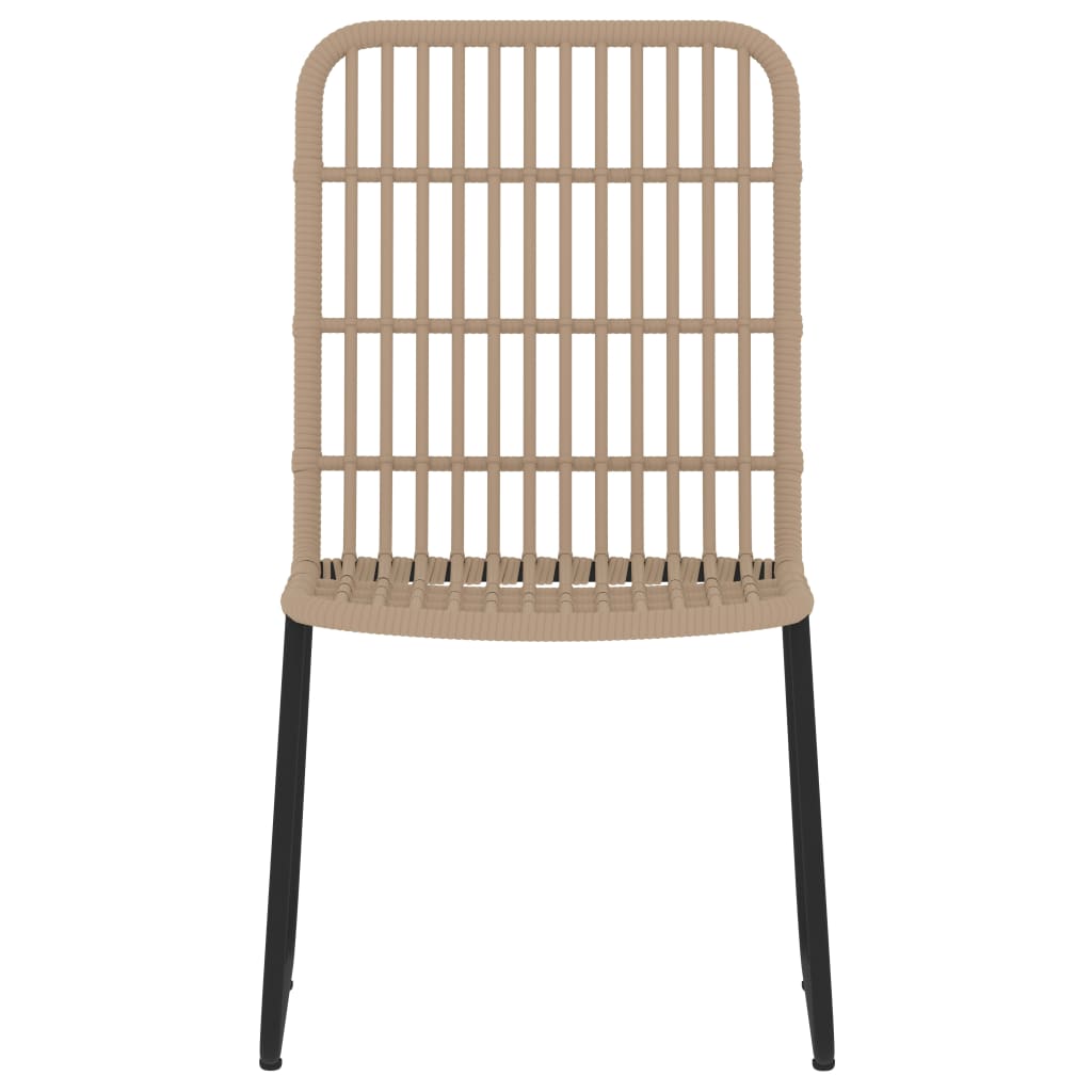 vidaXL 3-tlg. Garten-Essgruppe Eichen-Optik