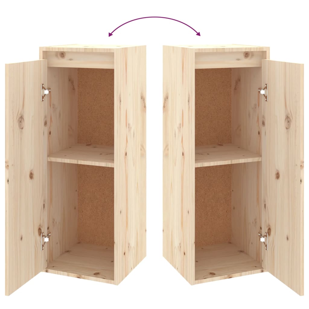 vidaXL TV-Schränke 4 Stk. Massivholz Kiefer