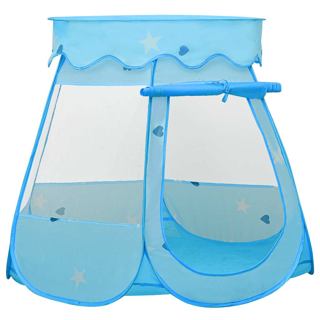 vidaXL Kinder-Spielzelt mit 250 Bällen Blau 102x102x82 cm