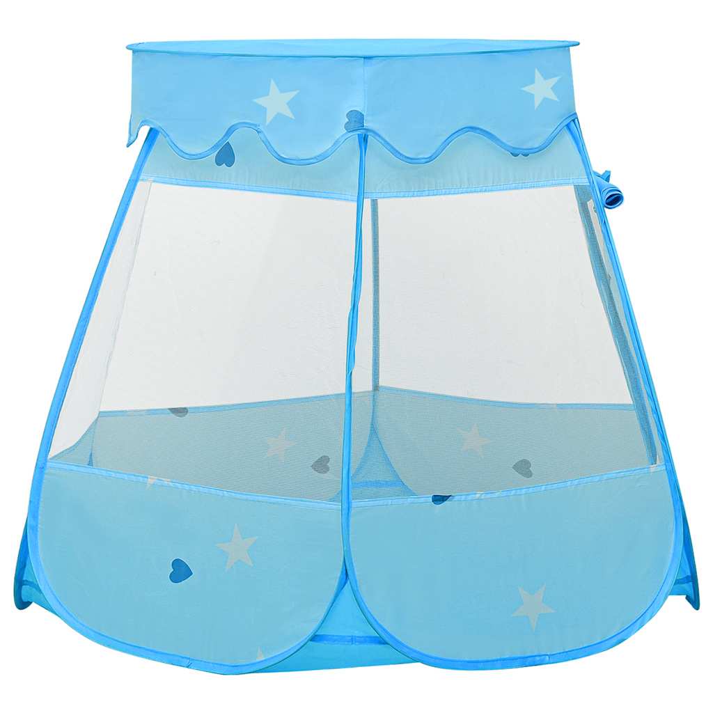 vidaXL Kinder-Spielzelt mit 250 Bällen Blau 102x102x82 cm