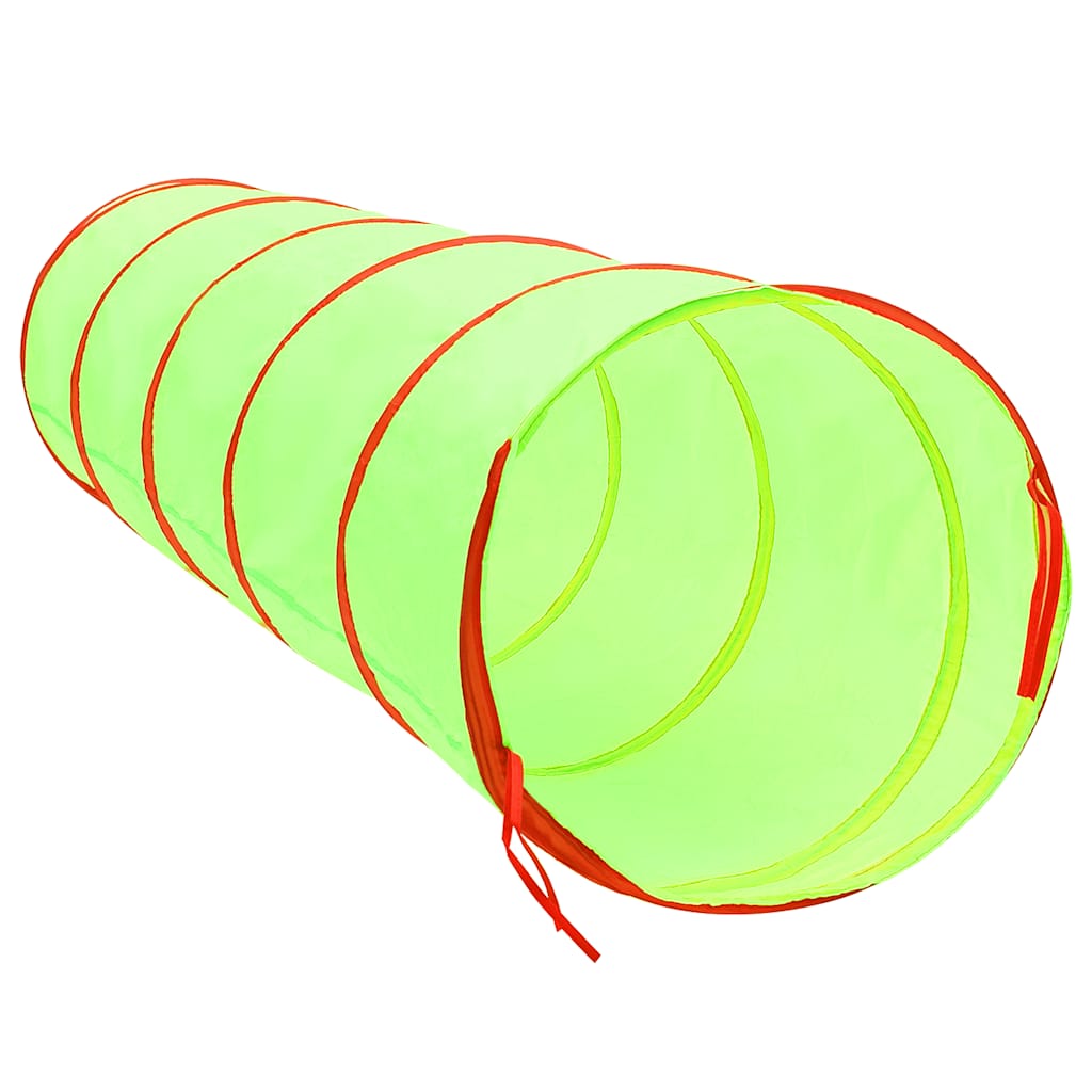 vidaXL Spieltunnel mit 250 Bällen Grün 175 cm Polyester