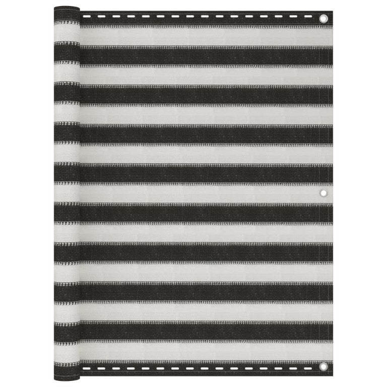 vidaXL Balkon-Sichtschutz Anthrazit 75x300 cm HDPE