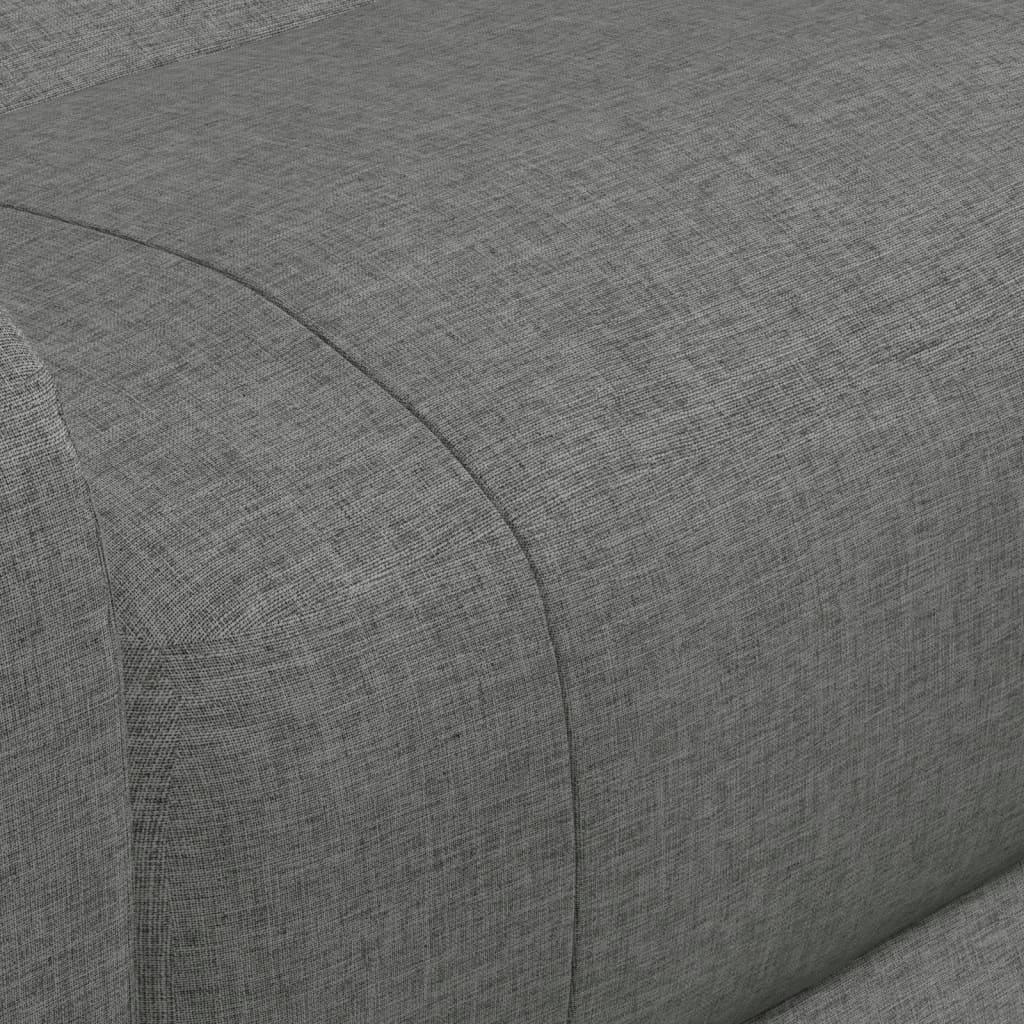 vidaXL Massagesessel mit Aufstehhilfe Dunkelgrau Stoff