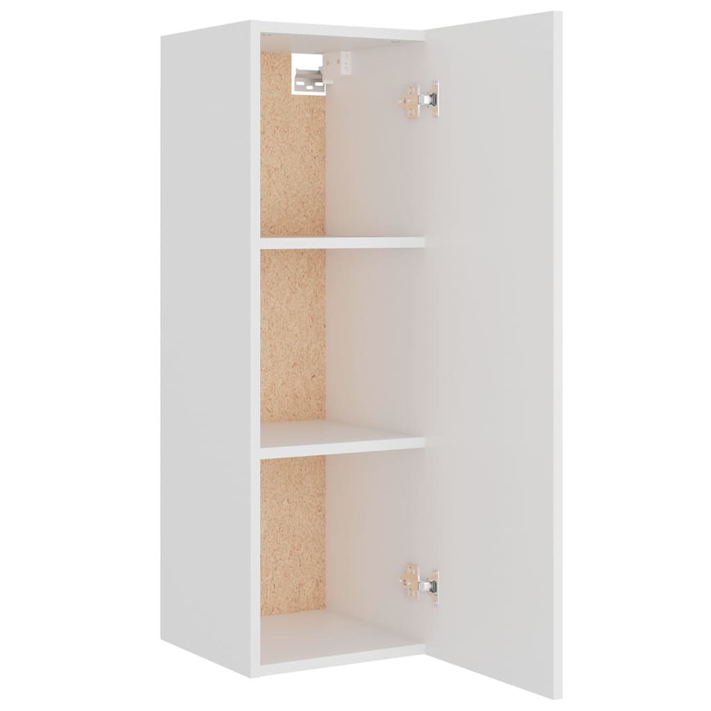 vidaXL 4-tlg. TV-Schrank-Set Weiß Holzwerkstoff