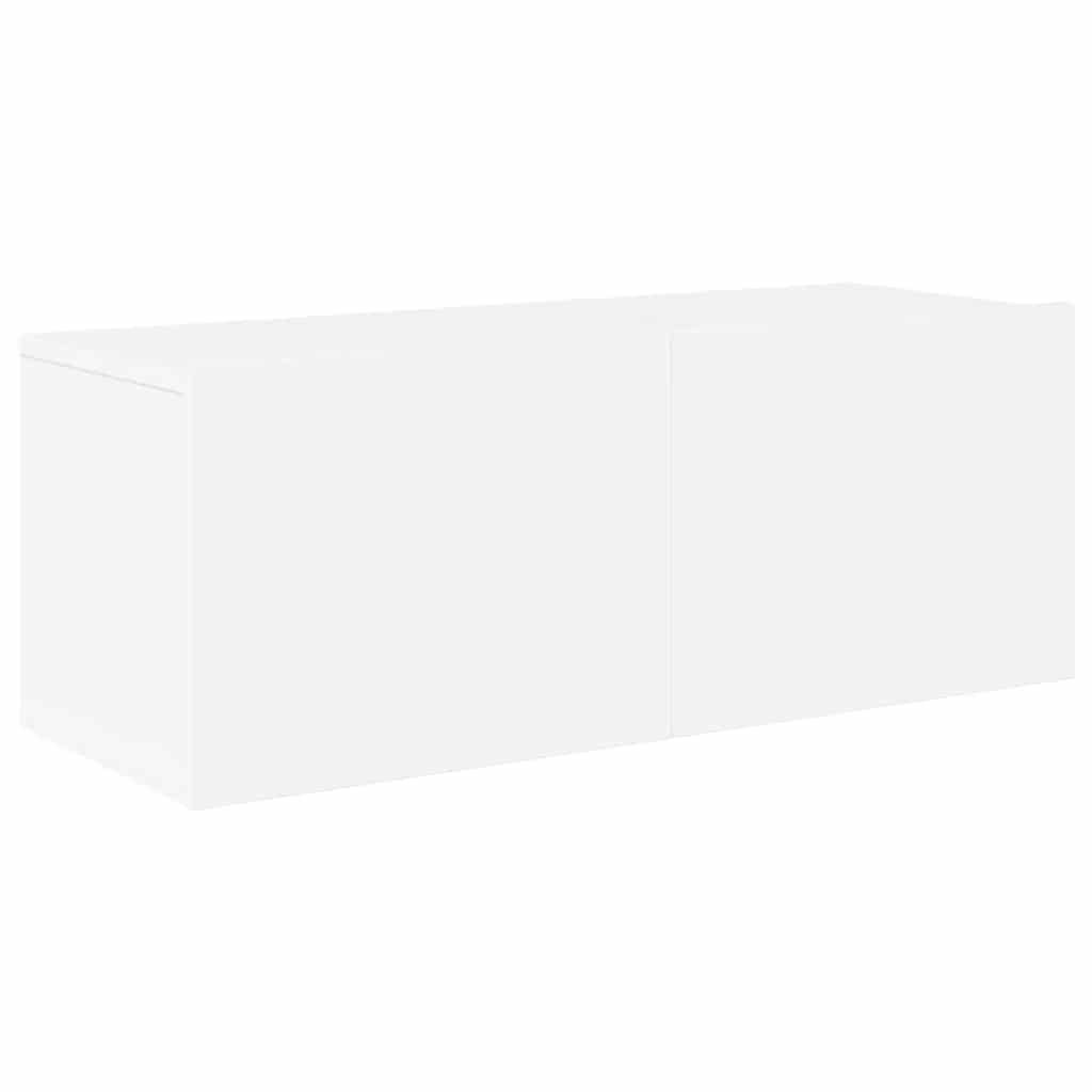 vidaXL 5-tlg. TV-Schrank-Set Weiß Holzwerkstoff