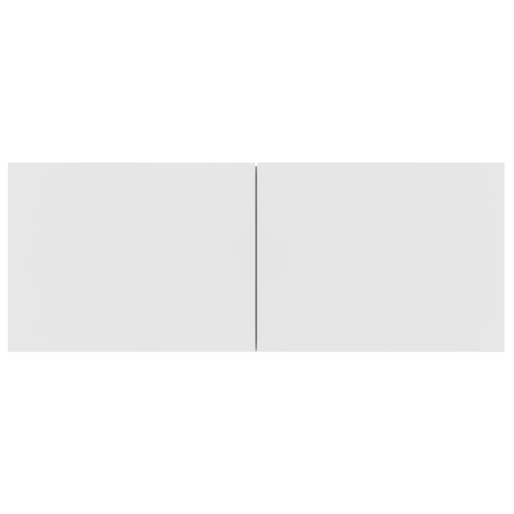 vidaXL 4-tlg. TV-Schrank-Set Weiß Holzwerkstoff