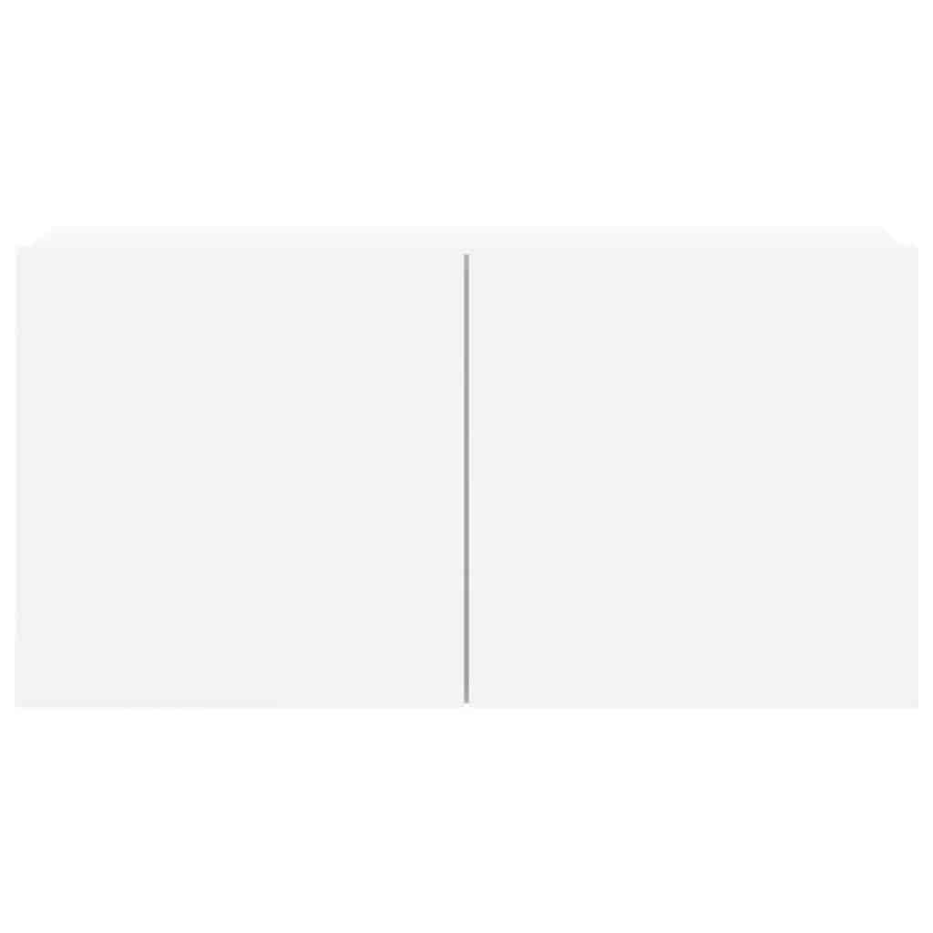 vidaXL 7-tlg. TV-Schrank-Set Weiß Holzwerkstoff