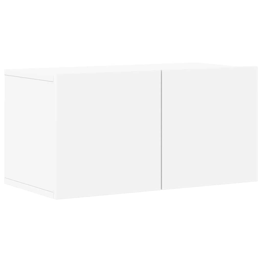 vidaXL 7-tlg. TV-Schrank-Set Weiß Holzwerkstoff