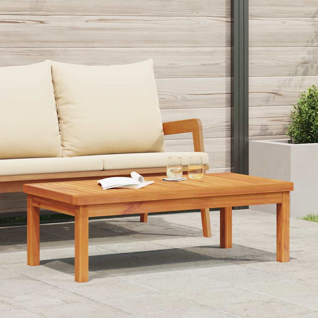 vidaXL Couchtisch 100x50x33 cm Massivholz Akazie