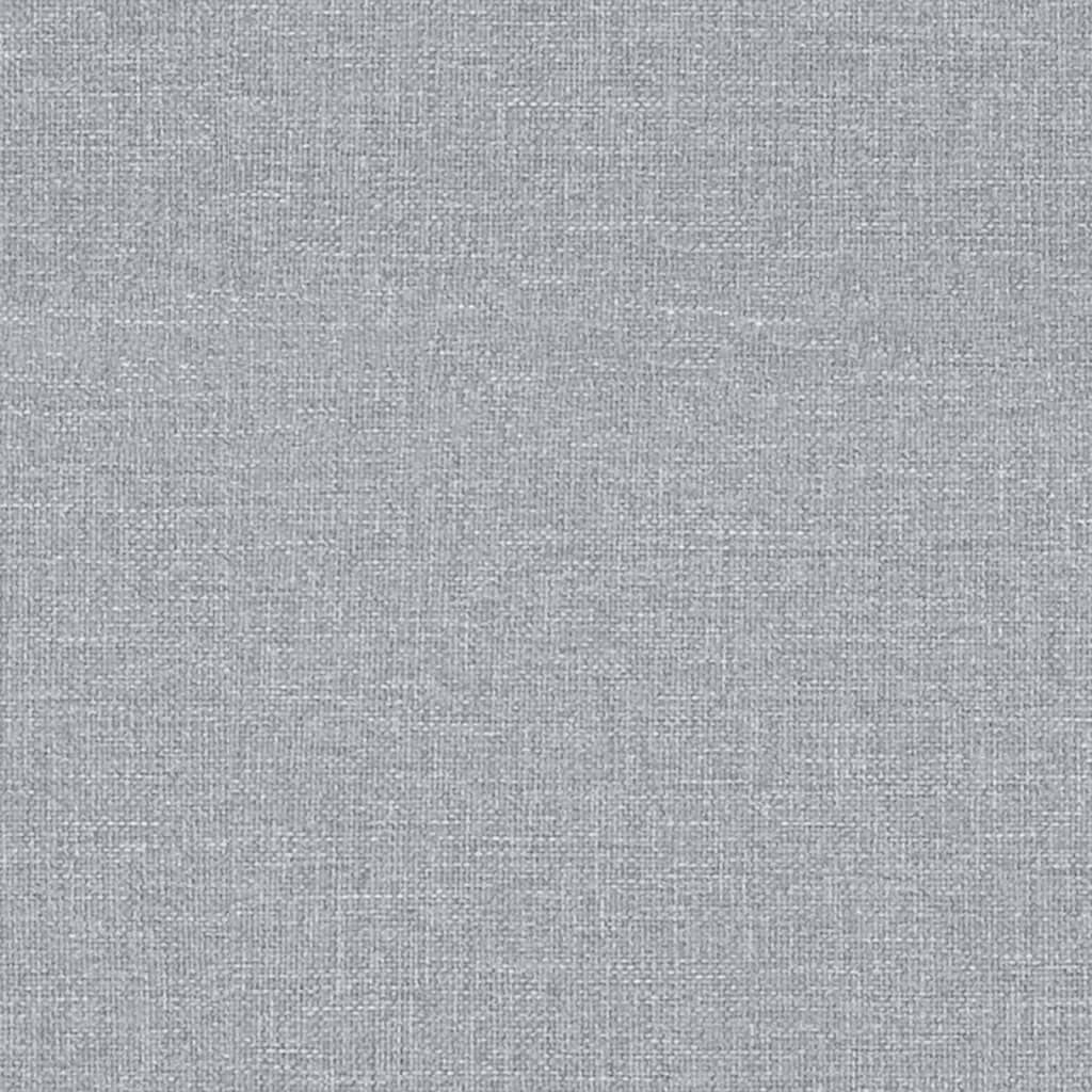 vidaXL Aufstehsessel Hellgrau Stoff