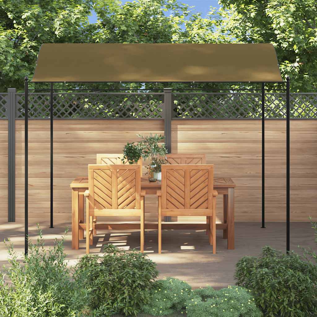 vidaXL Pavillon 3x2,4 m Taupe 180 g/m²