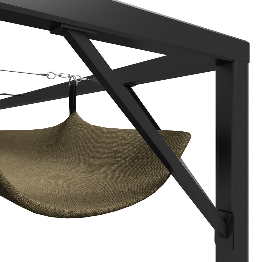 vidaXL Gartenpavillon mit Ausziehbarem Dach 3x3 m Taupe 180 g/m²