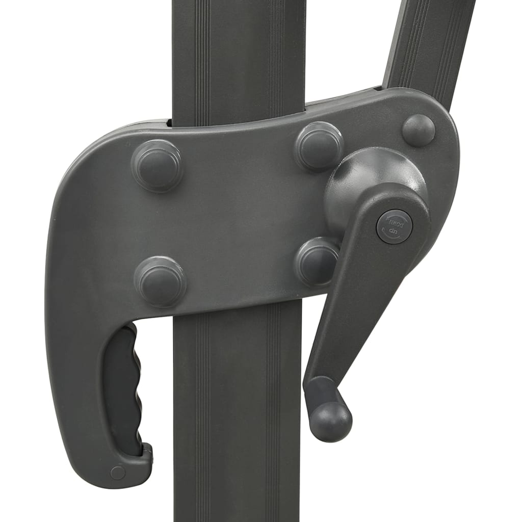 vidaXL Ampelschirm mit Doppeldach 300 x 300 cm Sand