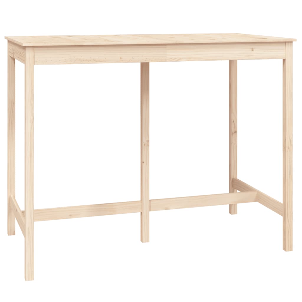 vidaXL 7-tlg. Bar-Set Massivholz Kiefer