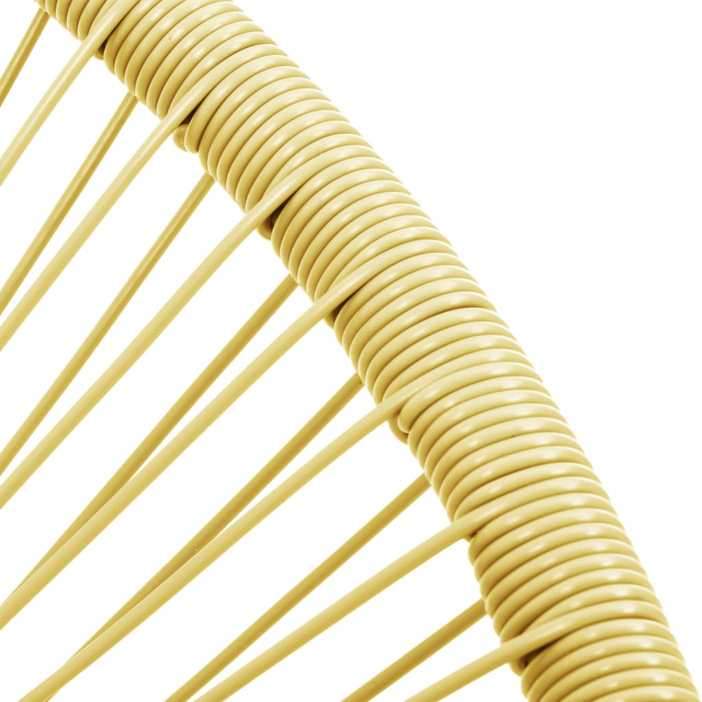 vidaXL Acapulco-Gartenstuhl Poly Rattan Beige