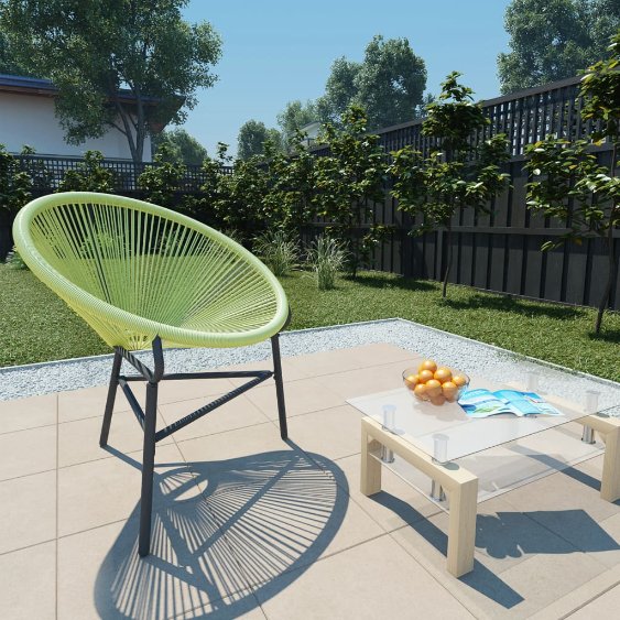 vidaXL Acapulco-Gartenstuhl Poly Rattan Beige