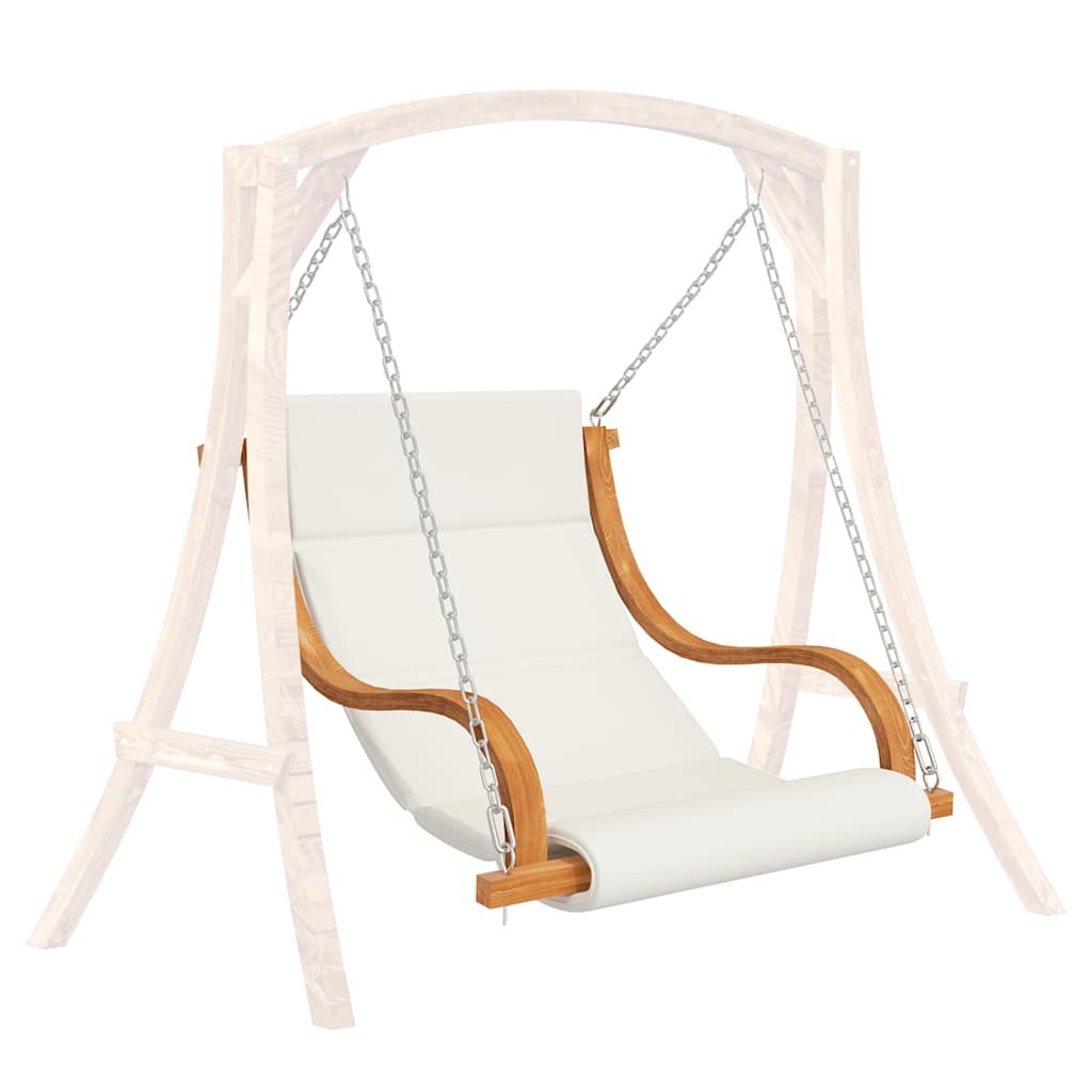 vidaXL Hängeliege ohne Schaukelgestell mit Kissen Bugholz