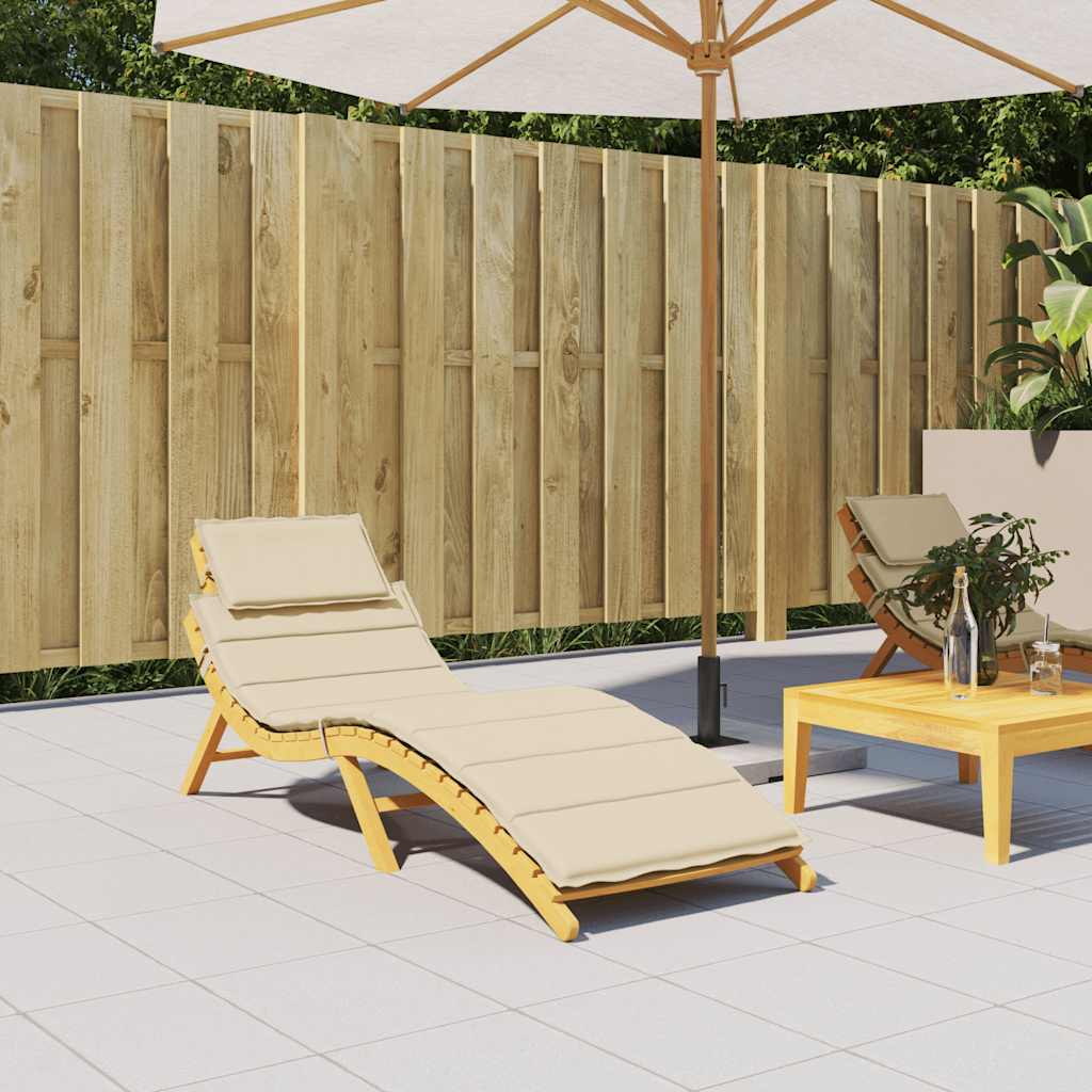 vidaXL Sonnenliegen-Auflage Anthrazit 186x58x4 cm Oxford-Gewebe