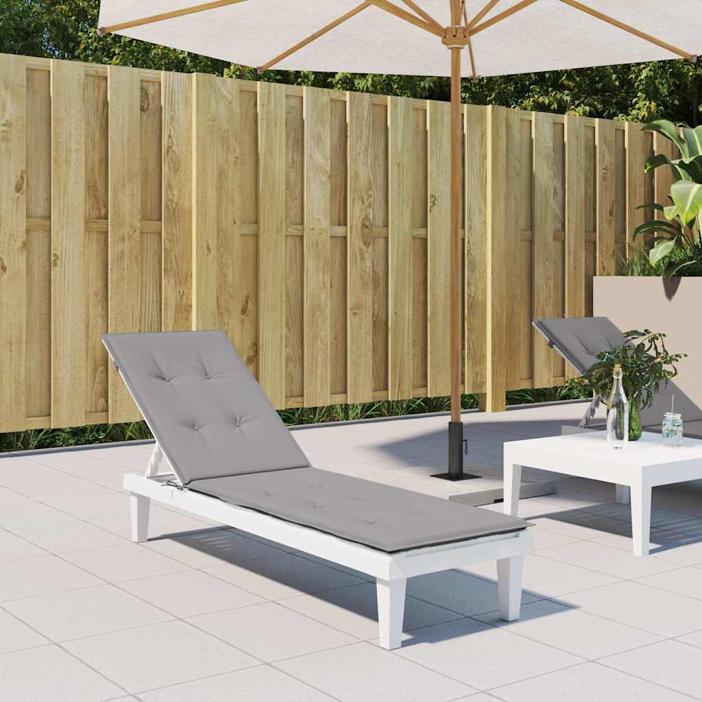 vidaXL Liegestuhl-Auflage Anthrazit (75+105)x50x4 cm