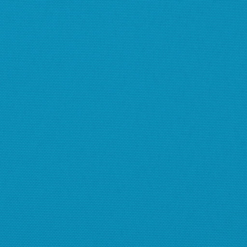 vidaXL Palettenkissen Blau 50x50x12 cm Stoff