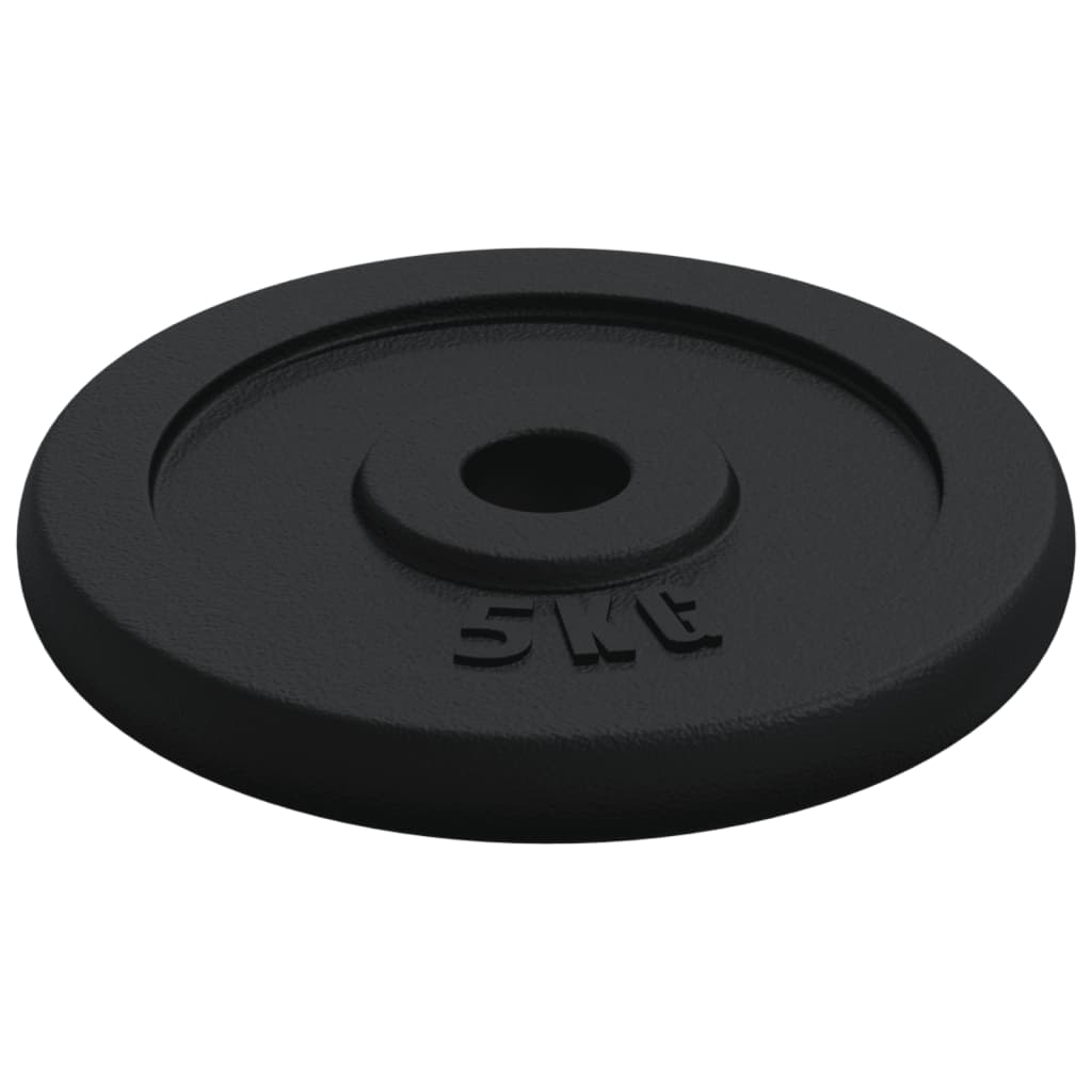 vidaXL Kurzhantel mit Hantelscheiben 40 kg Gusseisen & Stahl verchromt