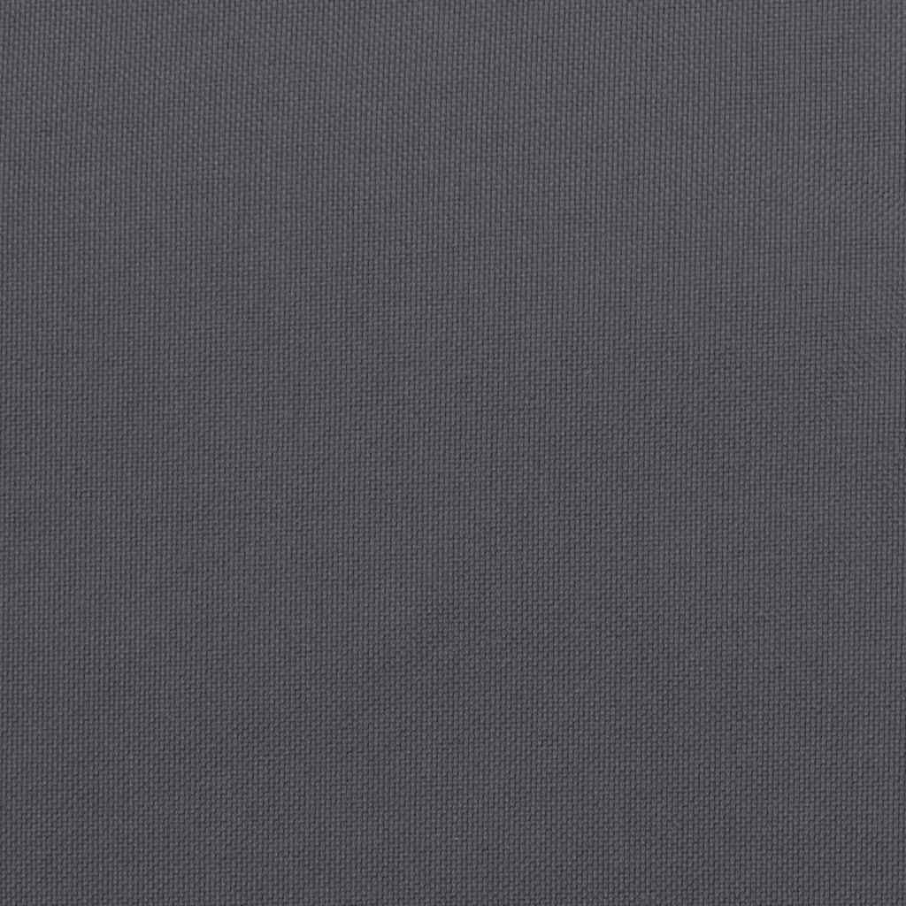 vidaXL Palettenkissen 5-tlg. Anthrazit Stoff