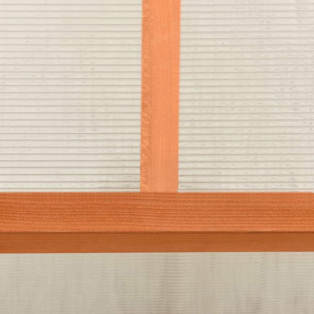 vidaXL Gewächshaus 100x65x40 cm Tannenholz