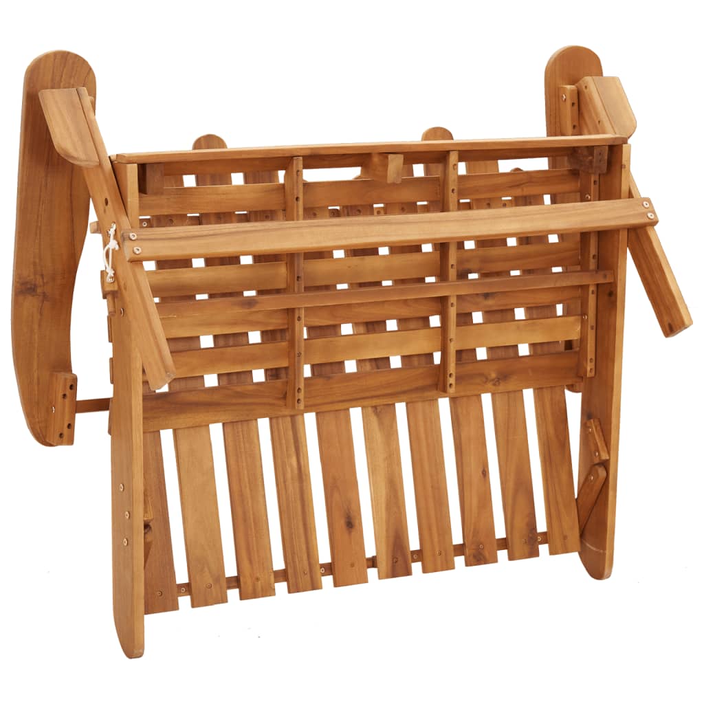 vidaXL 4-tlg. Garten-Lounge-Set Adirondack Massivholz Akazie