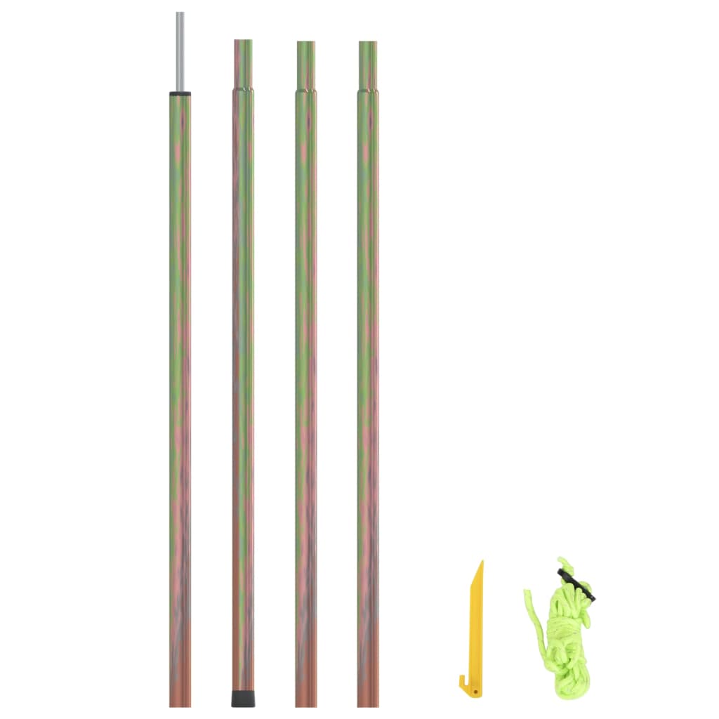 vidaXL Sonnensegel Stange 200 cm Verzinkter Stahl