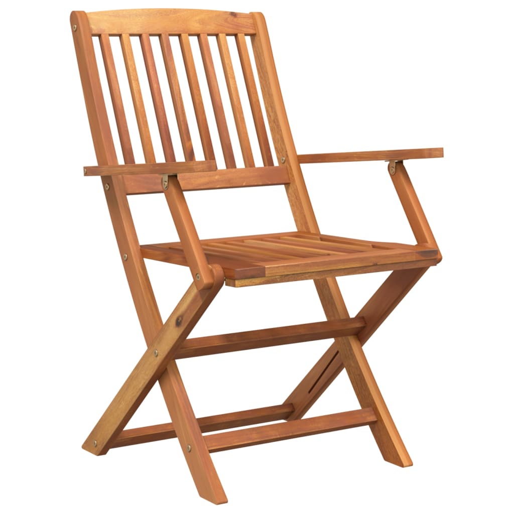 vidaXL 5-tlg. Garten-Essgruppe Massivholz Akazie