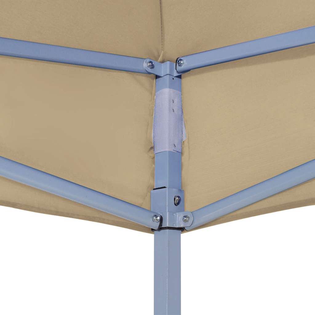 vidaXL Partyzelt-Dach 3x3 m Beige 270 g/m²