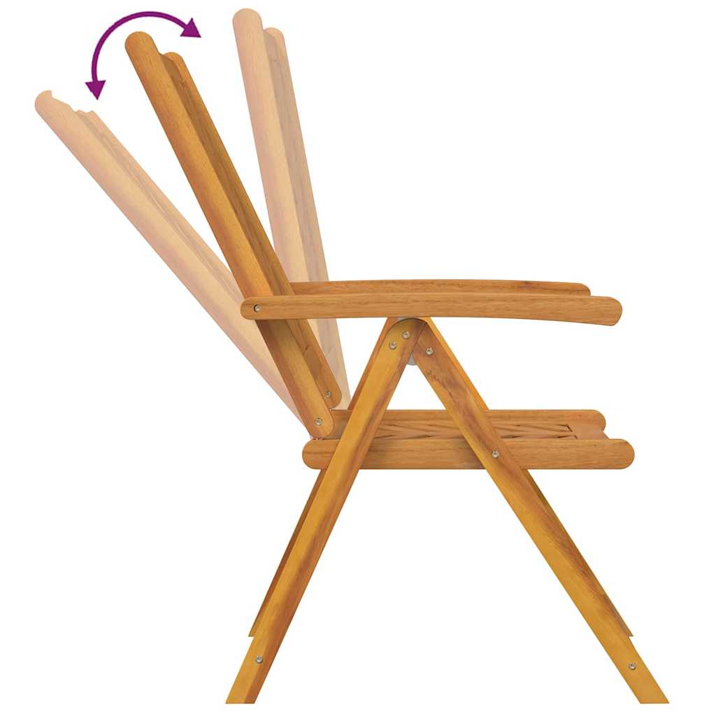 vidaXL Garten Essgruppe 3 pcs Braun Massivholz Akazie