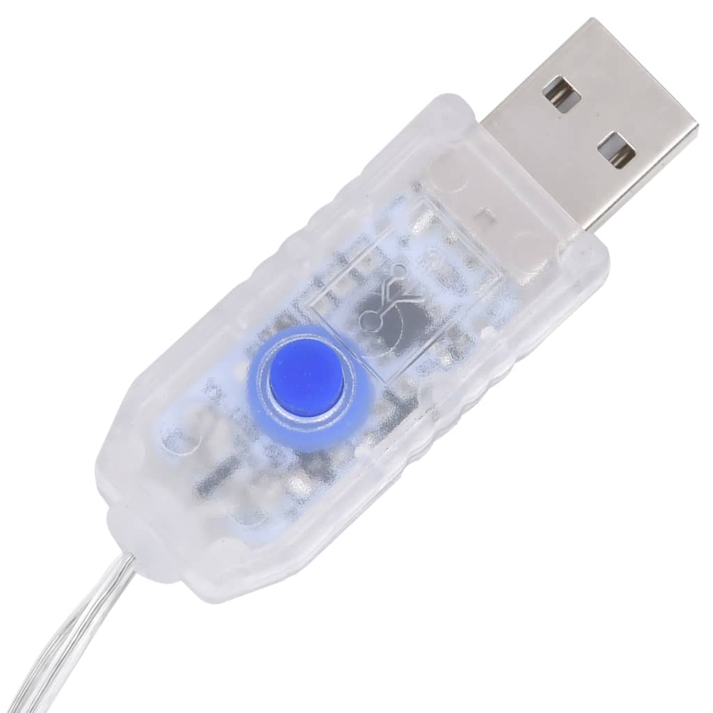 vidaXL LED-Rentiere 6 Stk. Golden Warmweiß Mesh