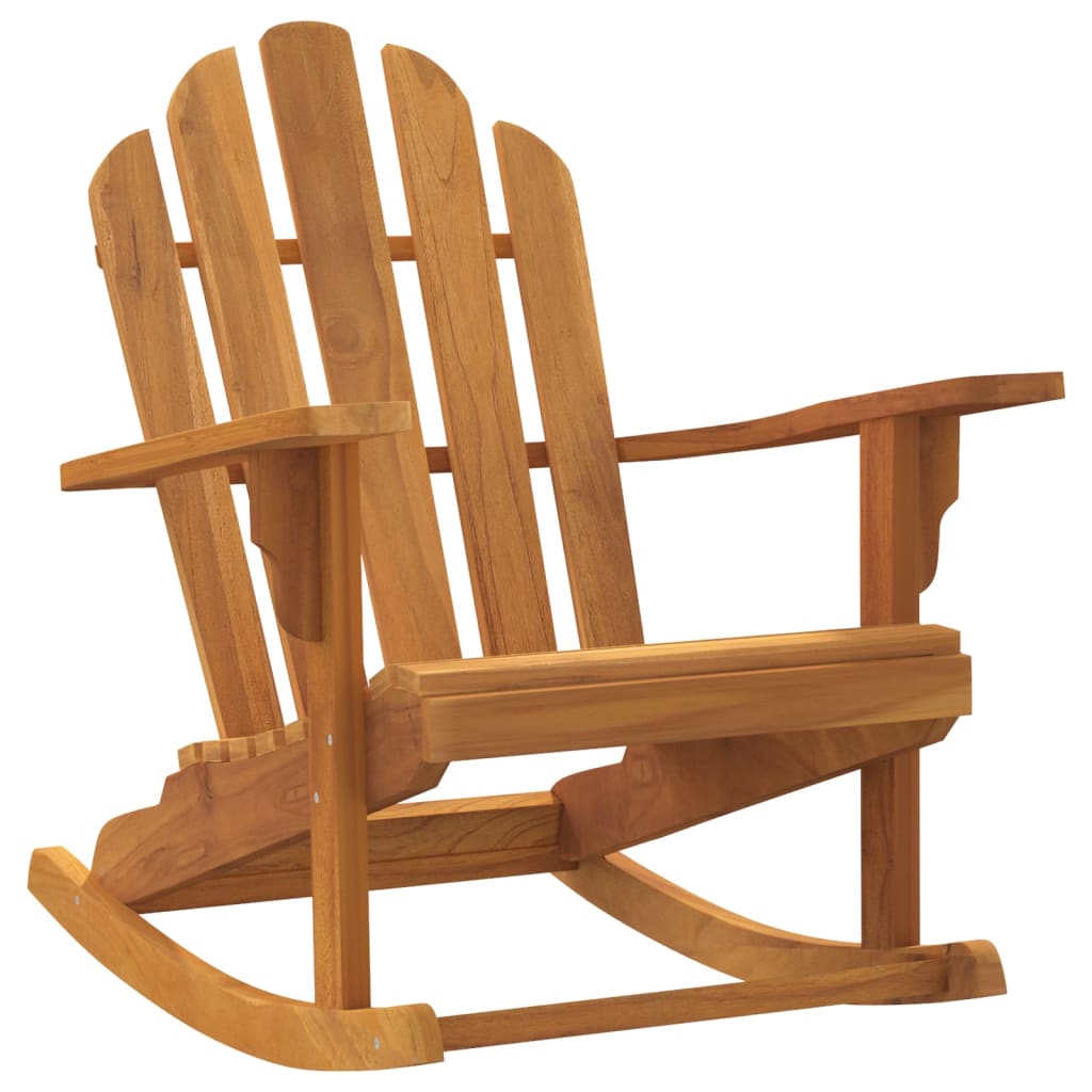 vidaXL Adirondack-Schaukelstühle 2 Stk. 79x100x103 cm Massivholz Teak
