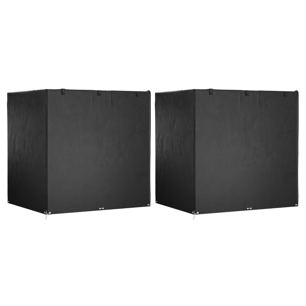 vidaXL Hollywoodschaukel-Abdeckungen 2 Stk. 10 Ösen 255x145x170 cm