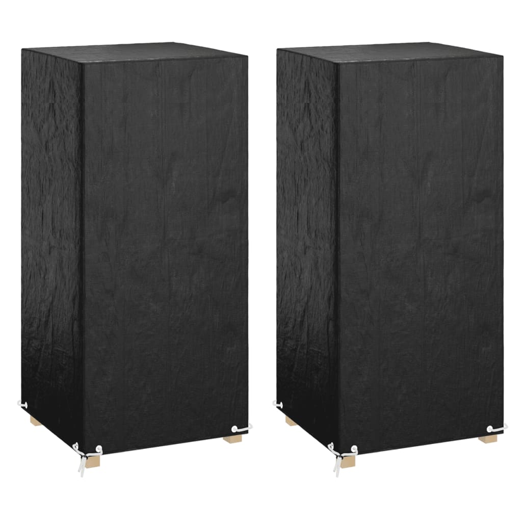 vidaXL Abdeckungen für Gartenstühle 2 Stk. 8 Ösen 65x65x80/120 cm