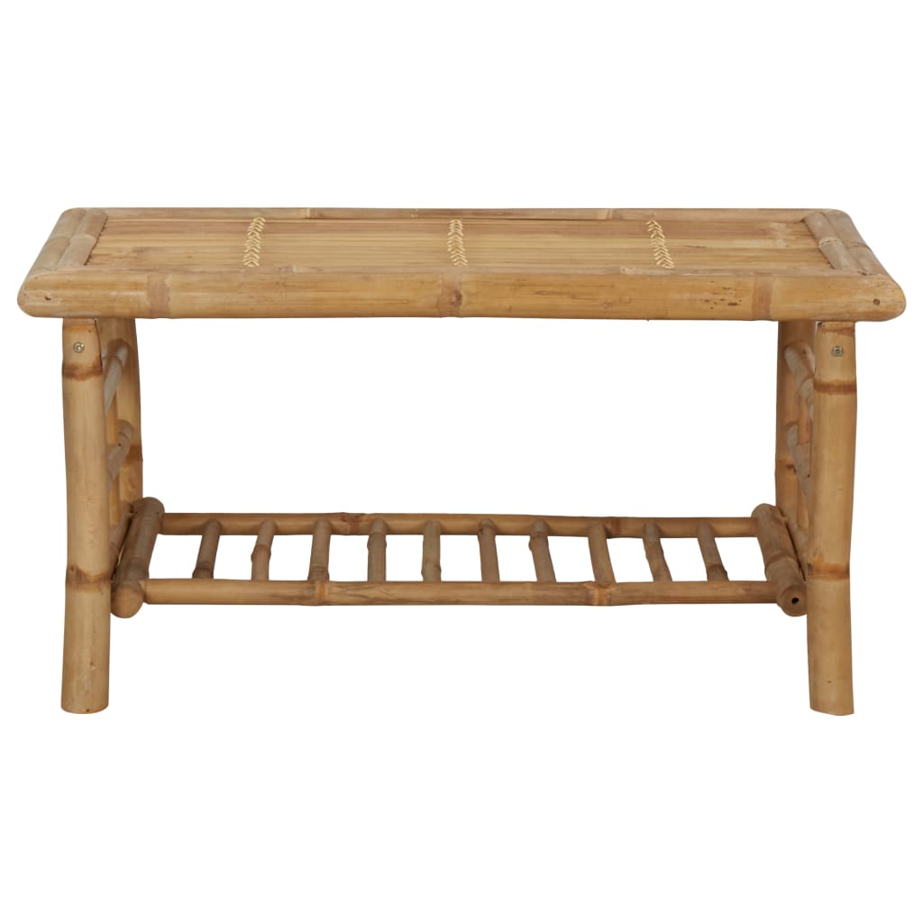 vidaXL 4-tlg. Garten-Lounge-Set mit Auflagen Bambus