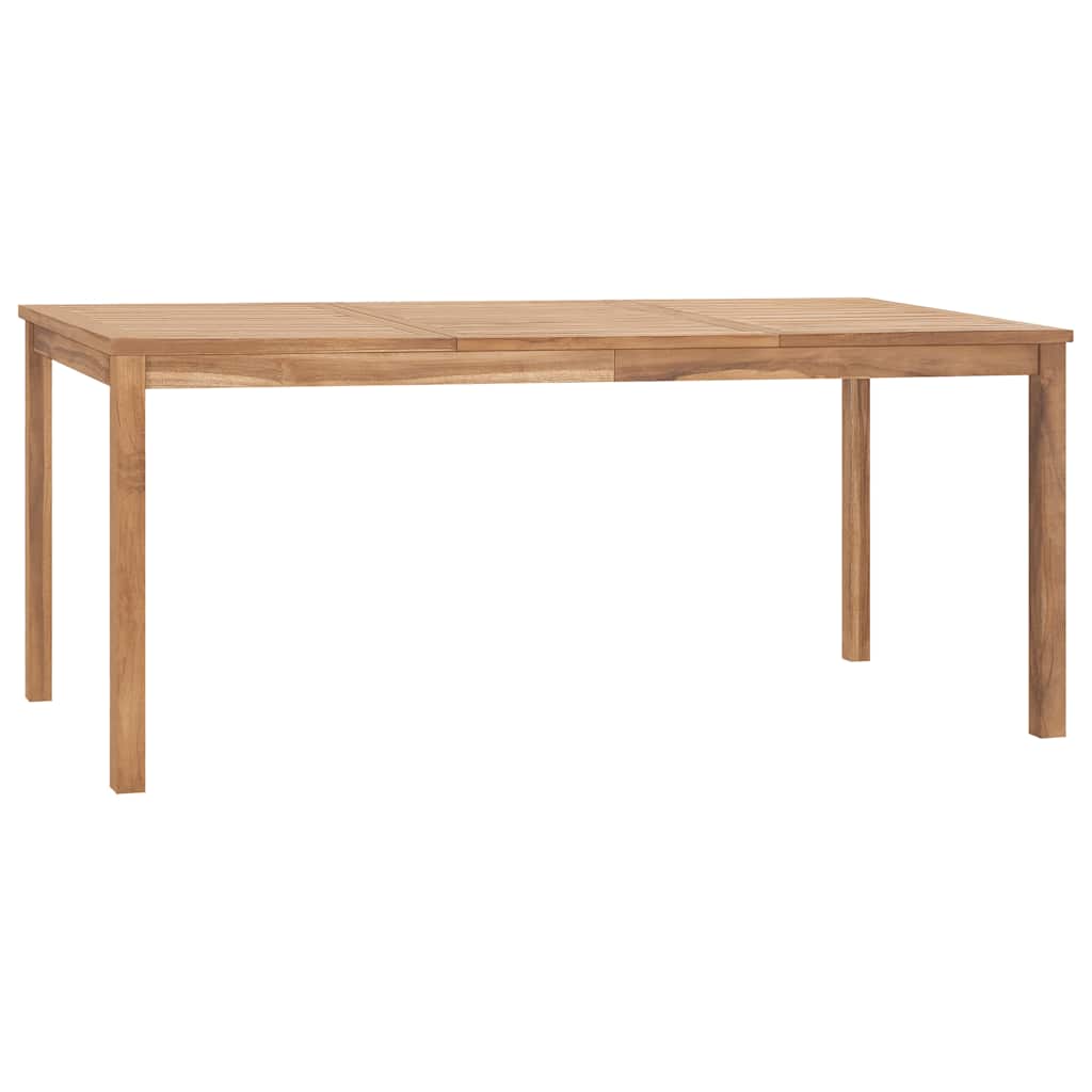 vidaXL Garten-Esstisch 140x80x77 cm Massivholz Teak