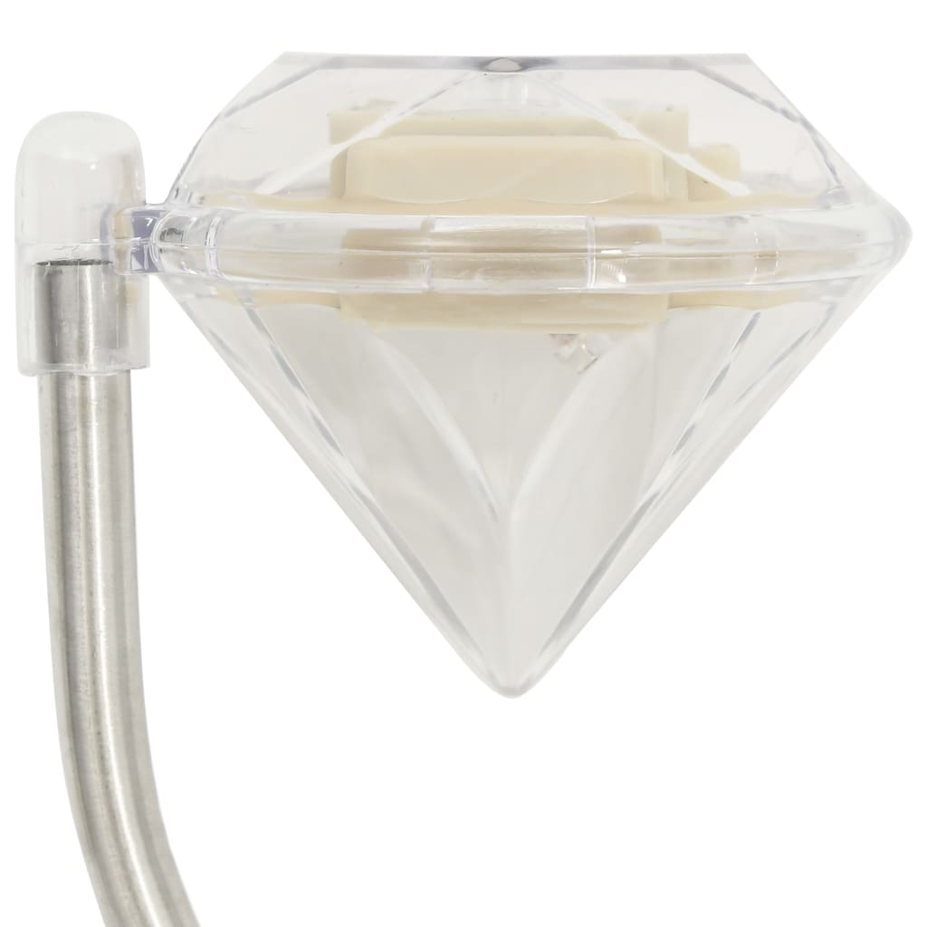 vidaXL LED-Solarleuchten 6 Stk. 9x7,8x29,5 cm