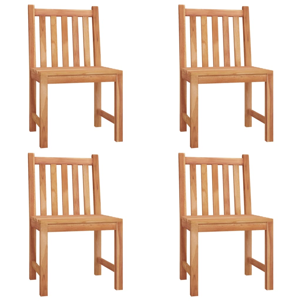 vidaXL 5-tlg. Garten-Essgruppe Massivholz Teak