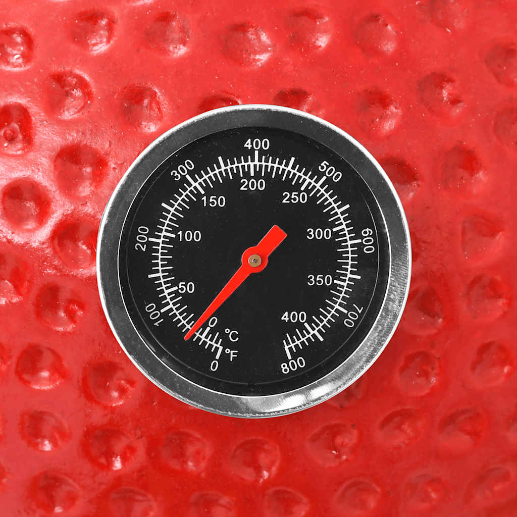 vidaXL Kamado-Grill und Smoker Keramik 33 cm