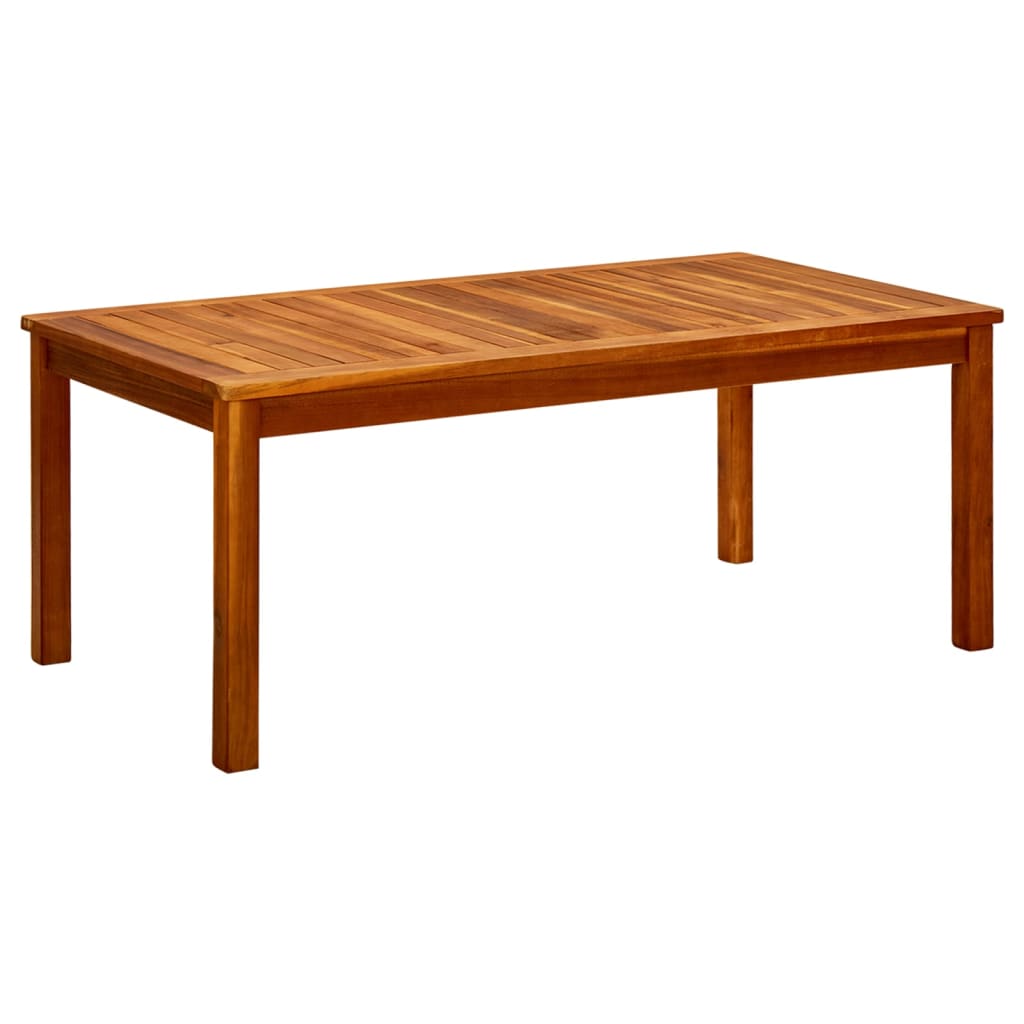 vidaXL Garten-Couchtisch 45x45x36 cm Massivholz Akazie