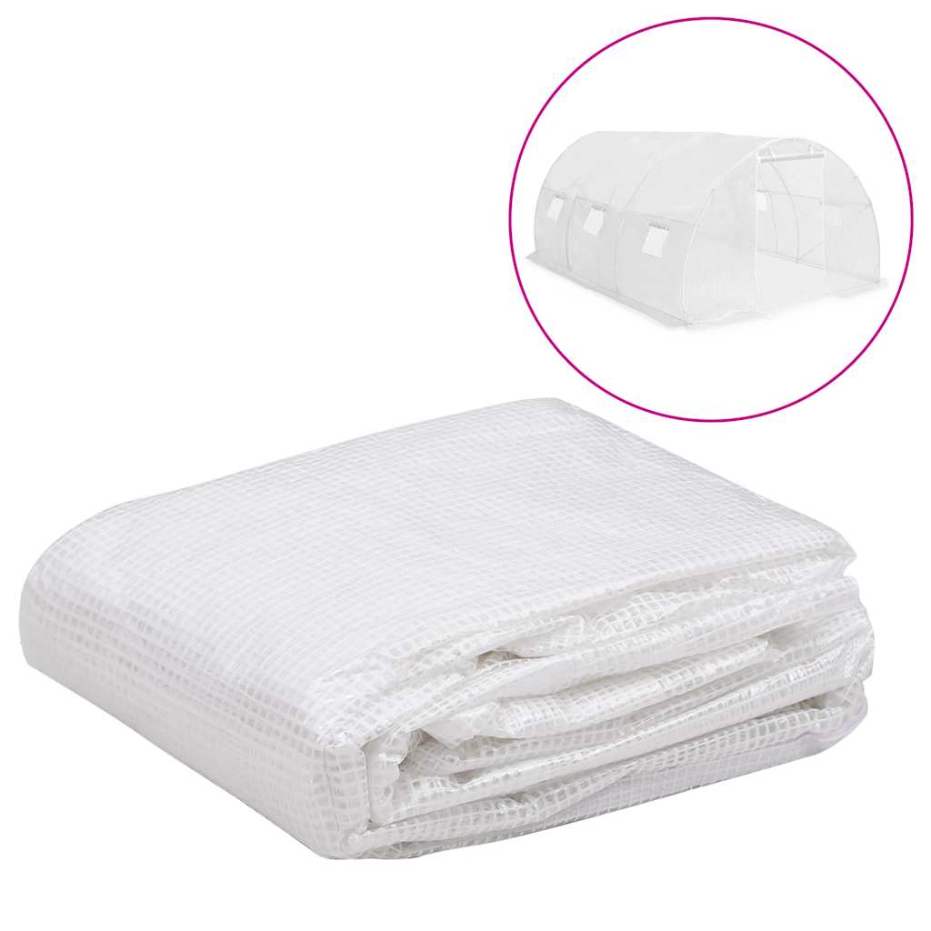 vidaXL Ersatzabdeckung für Gewächshaus (4,5 m²) 300x150x200 cm Grün