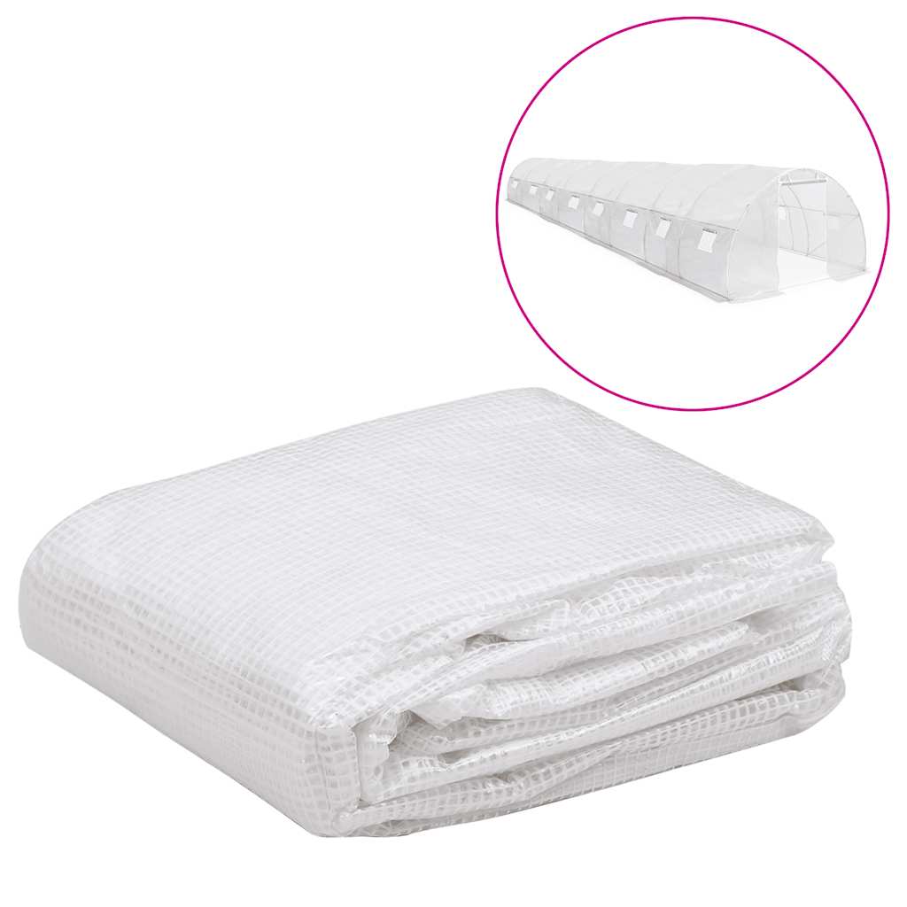 vidaXL Ersatzabdeckung für Gewächshaus (4,5 m²) 300x150x200 cm Grün